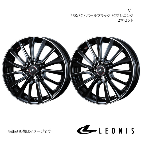 LEONIS/VT フレアワゴン MM53S アルミホイール2本セット【16×5.0J 4-100