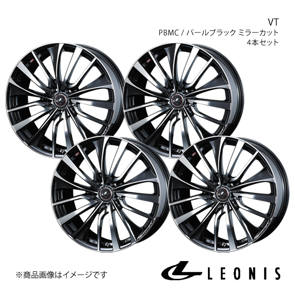 LEONIS/VT インプレッサスポーツ GP系 アルミホイール4本セット【18×7.0J 5 100 INSET47 PBMC】0036358×4 :ww qq e f2 h 214597s:車楽院