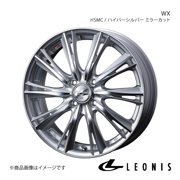 LEONIS/WX マーチ K12 アルミホイール1本【15×5.5J 4-100 INSET50 HSMC】0033865｜syarakuin-shop