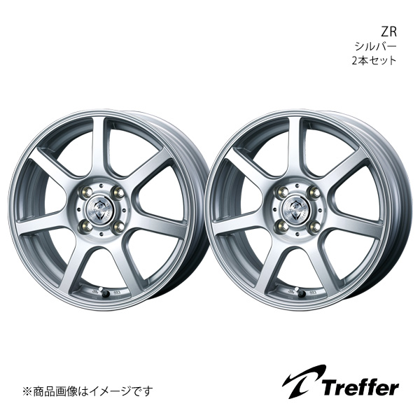 Treffer/ZR アルト/アルトエコ HA36S アルミホイール2本セット【13×4.5J 4 100 INSET45 シルバー】0034180×2 :ww qq e h 108608s:車楽院