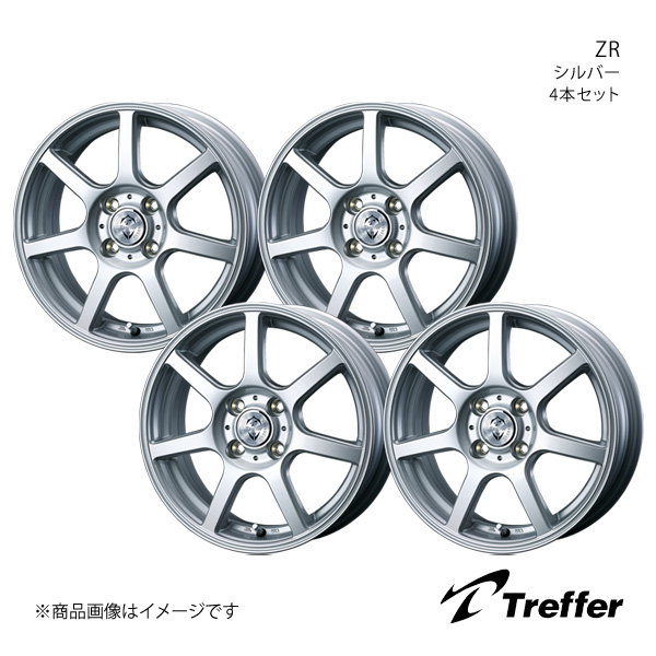 Treffer/ZR タントエグゼ L450系 アルミホイール4本セット【13×4.5J 4 100 INSET45 シルバー】0034180×4 :ww qq e h 211449s:車楽院