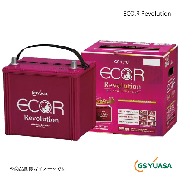 GS YUASA GSユアサ バッテリー ECO.R Revolution/エコ.アール レボリューション ER-N-65R/75B24R-EA｜syarakuin-shop