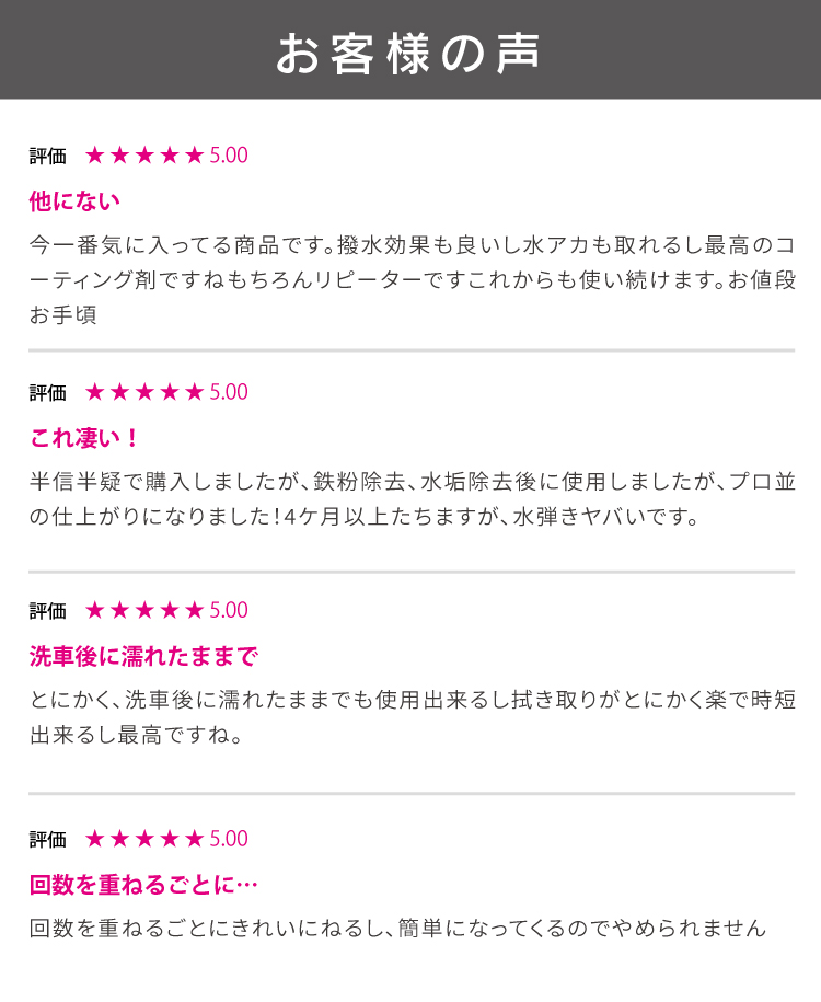 お客様の声