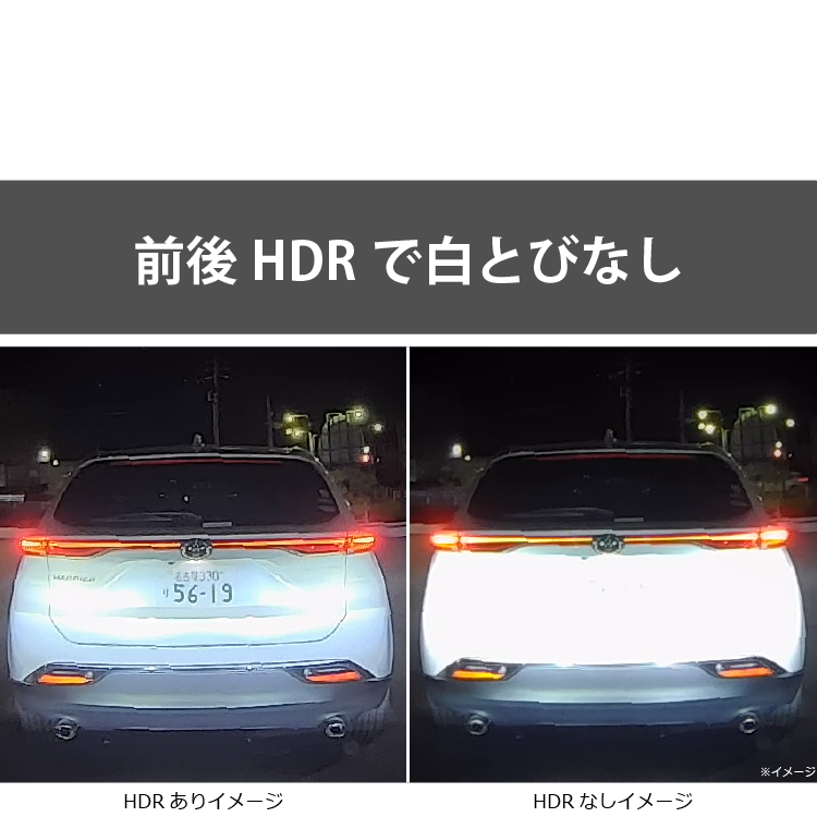 HDRで白とびなし