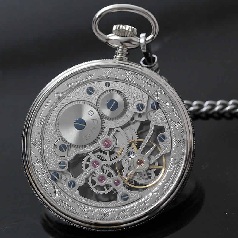 【SEAL限定商品】 epos エポス 懐中時計2089PP Bef : 正規輸入品 スケルトン 時計