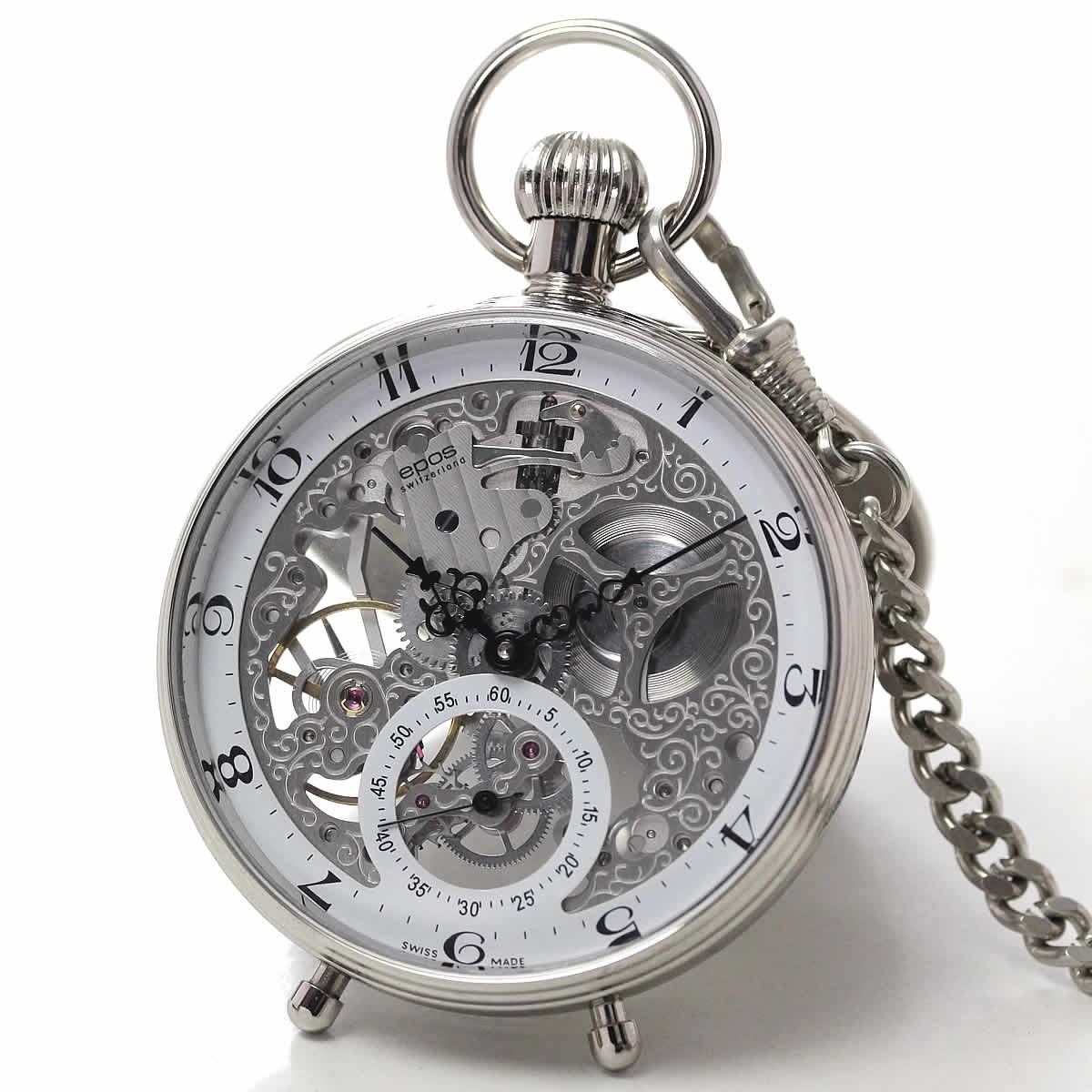 エポス（EPOS） スタンド付スケルトン懐中時計2166 正規輸入品 : 正美 