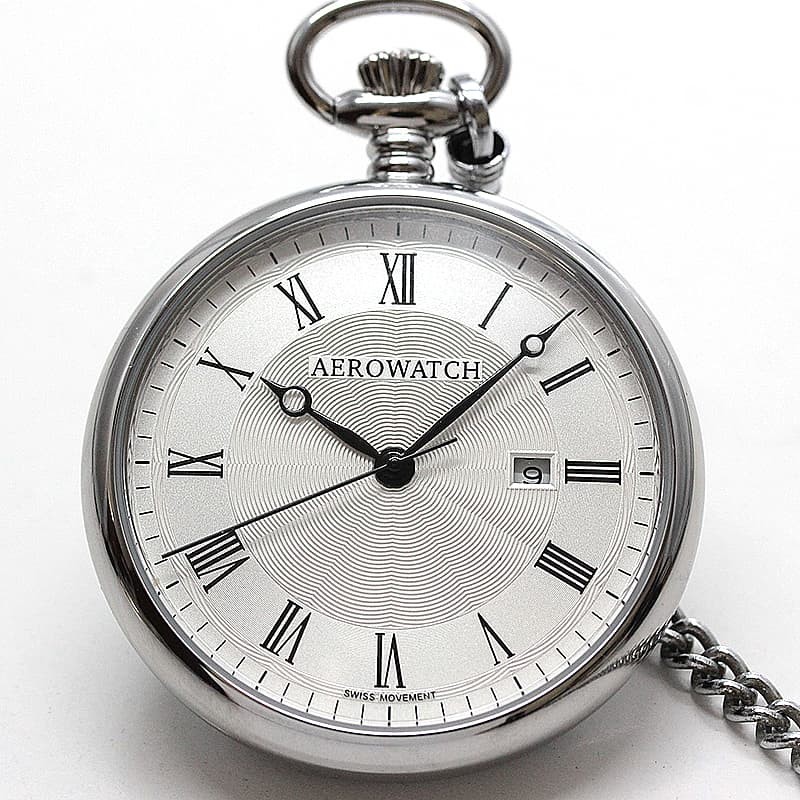 AEROWATCH アエロ（AERO）/45828PD01/懐中時計 シルバーカラー