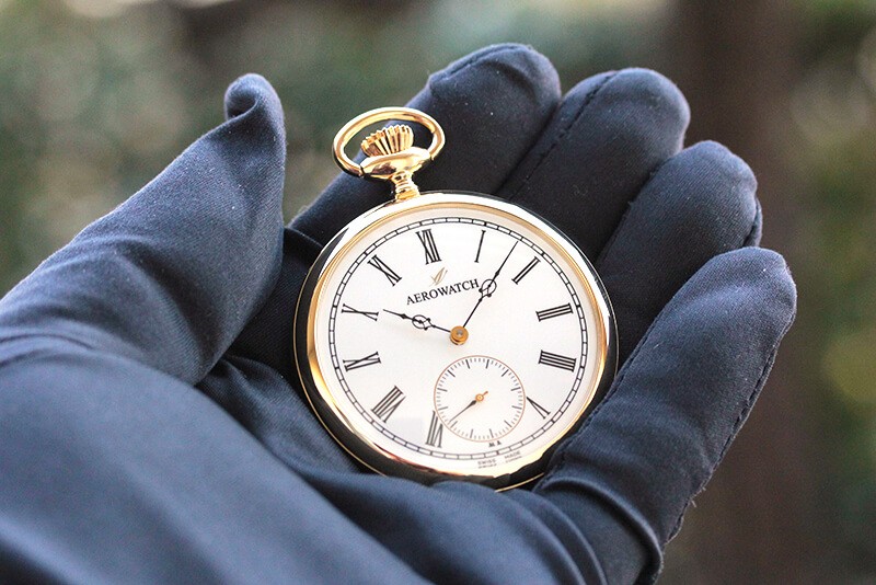 AEROWATCH（アエロウォッチ） AERO(アエロ) 18K 金無垢 手巻き式