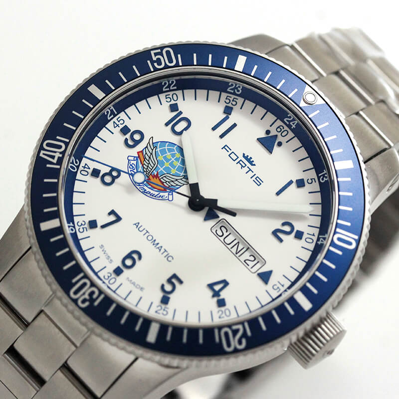 フォルティス（FORTIS)　647 Blue Impulse ブルーインパルス 自動巻き 50本限定 腕時計 647.10.11M.BI 正規輸入品