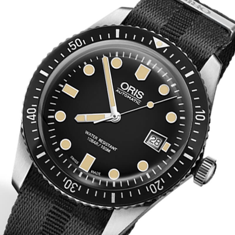 オリス(Oris)ダイバーズ65（Divers Sixty-Five）733.7720.4054 ブラックダイヤル×サテン 腕時計正規輸入品/ :  73377204054-0752126fc : Bef クラブ ヤフー店 - 通販 - Yahoo!ショッピング