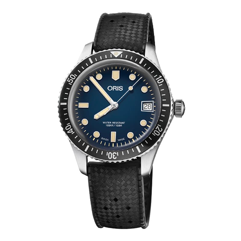 オリス(Oris)ダイバーズ65（Divers Sixty-Five）733 7747 4055-07 4 17 18  ブルーダイヤル×ブラックラバーベルト 腕時計 正規輸入品