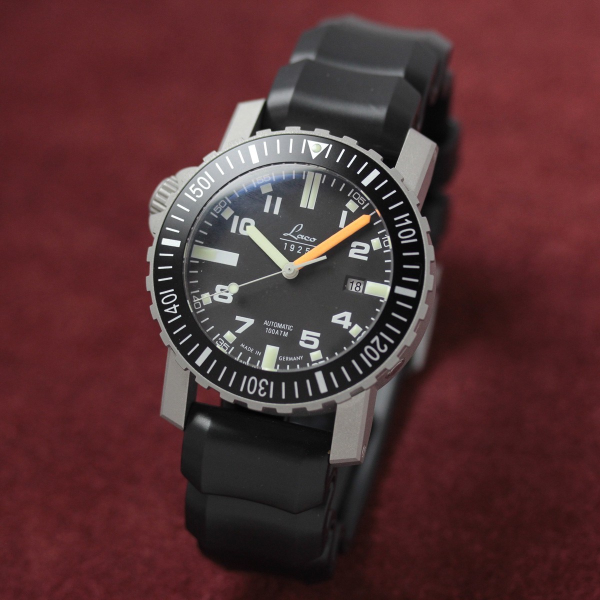 未使用　Laco ラコ　861704　スクワードオーシャン 限定ダイバー　箱/保 Laco ラコ（Laco)腕時計/ダイバーズスクワードウォッチLACO24系