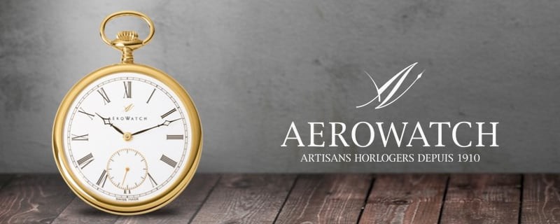 AERO懐中時計 AEROWATCH AERO(アエロ) 18K 金無垢 手巻き式 50741J801 懐中