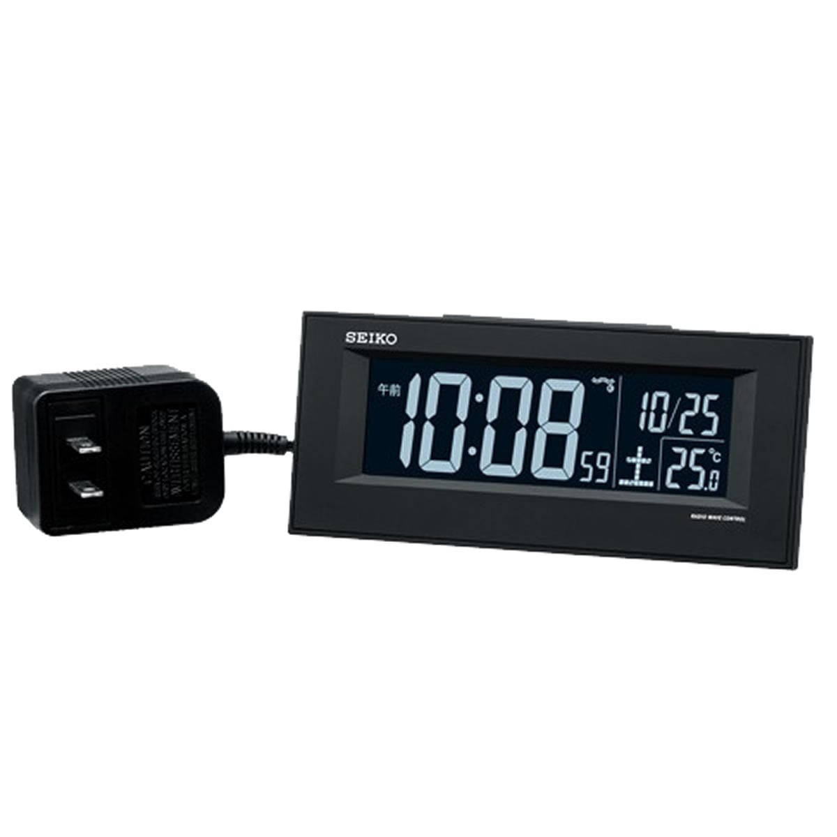 テ*ム様 ⭐︎展示品・未使用⭐︎SEIKO セイコー＊デジタル電波クロック　DL DL215W | C3MONO | セイコーウオッチ株式会社