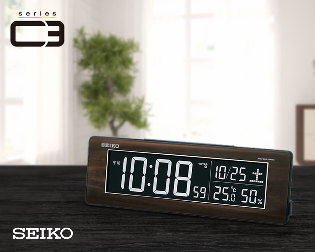 SEIKO デジタル電波時計 シリーズC3 DL210B SEIKO セイコー アラーム付 デジタル電波置き時計 シリーズC3