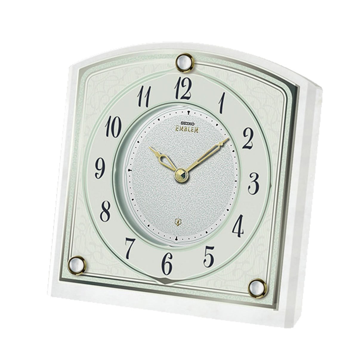 SEIKO EMBLEM（セイコー エムブレム）大理石枠 クォーツ置き時計