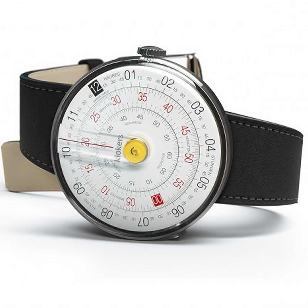 klokers(クロッカーズ） KLOK-01-D1 腕時計とklokers(クロッカーズ） 腕時計用ベルト マットブラックMC2セット 正規輸入品