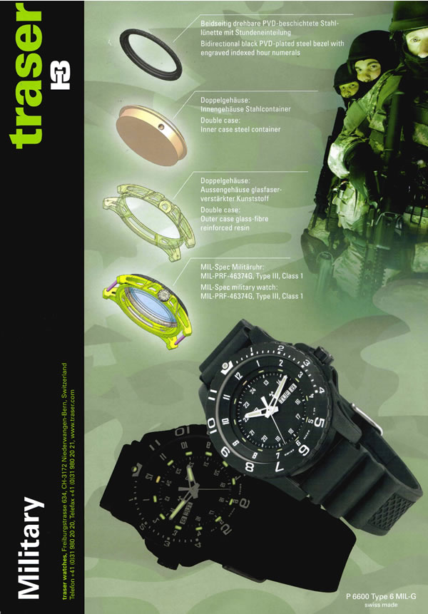 【ジャンク品】traser H3 ステンレススチール 腕時計 TRASER TYPE6 H3 Watch P6500 | eBay