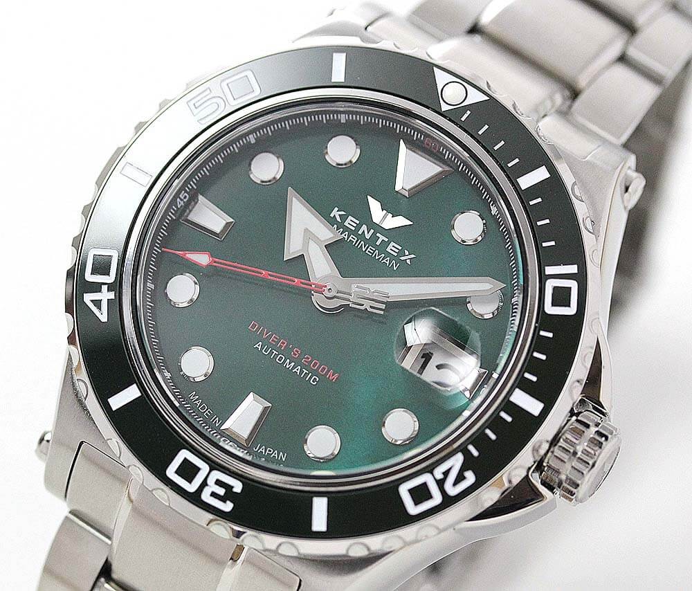 kentex ケンテックス　マリンマン　限定品　マザーオブパール　美品 限定188本】KENTEX マリンGMT グリーンMOP／ MARINE GMT Green