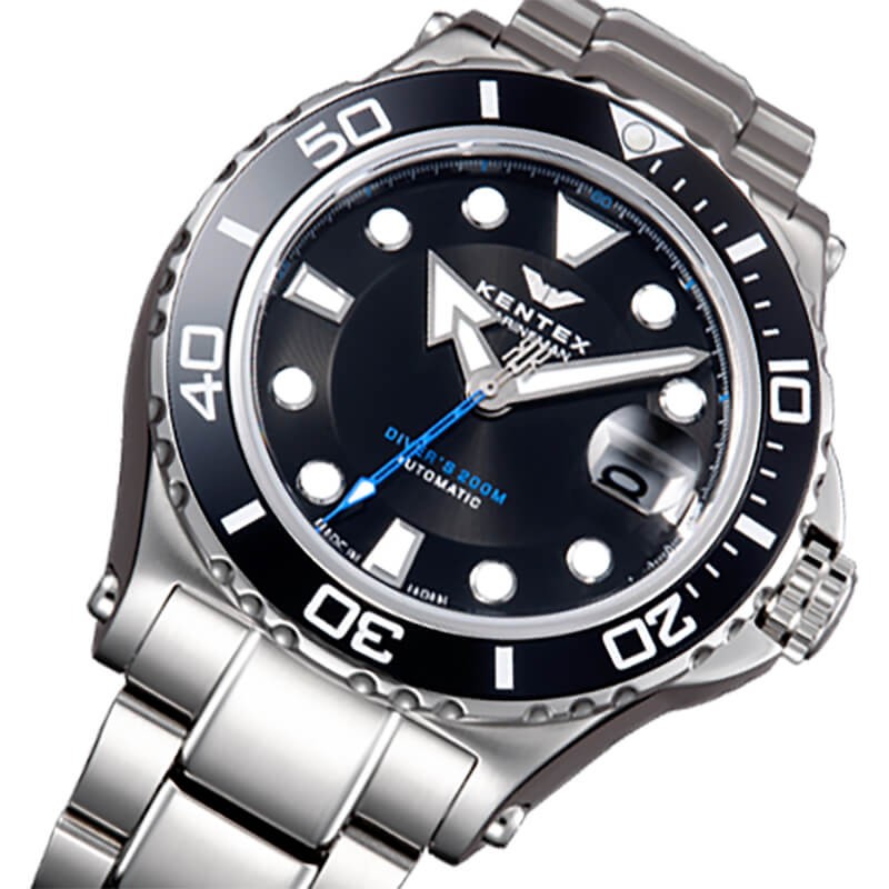 ケンテックス　新品　マリンマンシーホースII　自動巻き　S706M-21 MARINEMAN SEAHORSE II ブラック [S706M-21] | ケンテックス