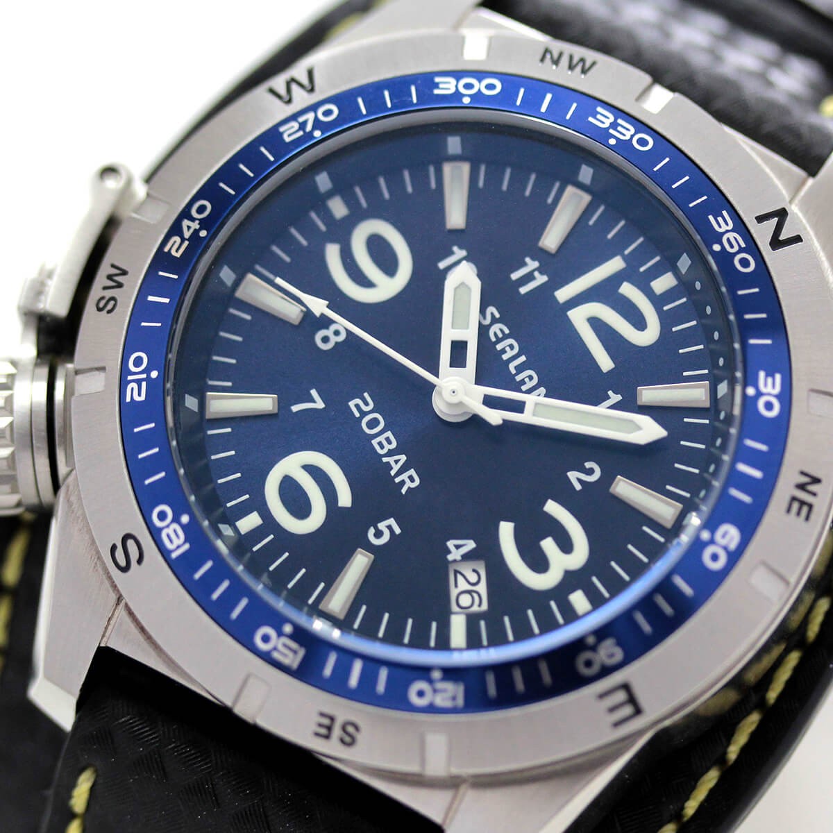 【売り物】専用8【美品】SEALANEシーレーン時計　メンズ腕時計　レッド　赤　デイデイト 時計