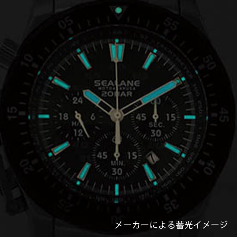 【即日発送】 SEALANE SEALANE(シーレーン) クォーツ 1/5秒クロノグラフ その他