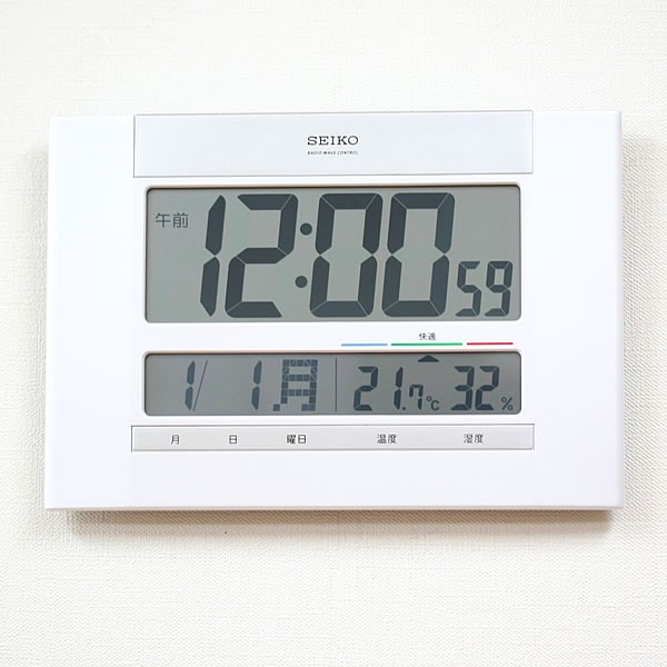 SEIKO（セイコー） セイコー書け置き兼用時計電波デジタルSQ429W