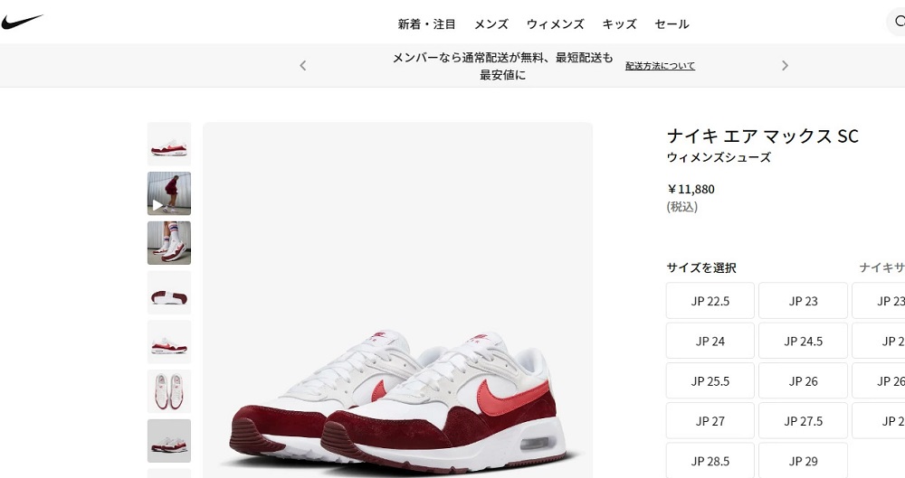 エア マックス NIKE ナイキ SC AIR MAX FJ3242-100 ウィメンズ