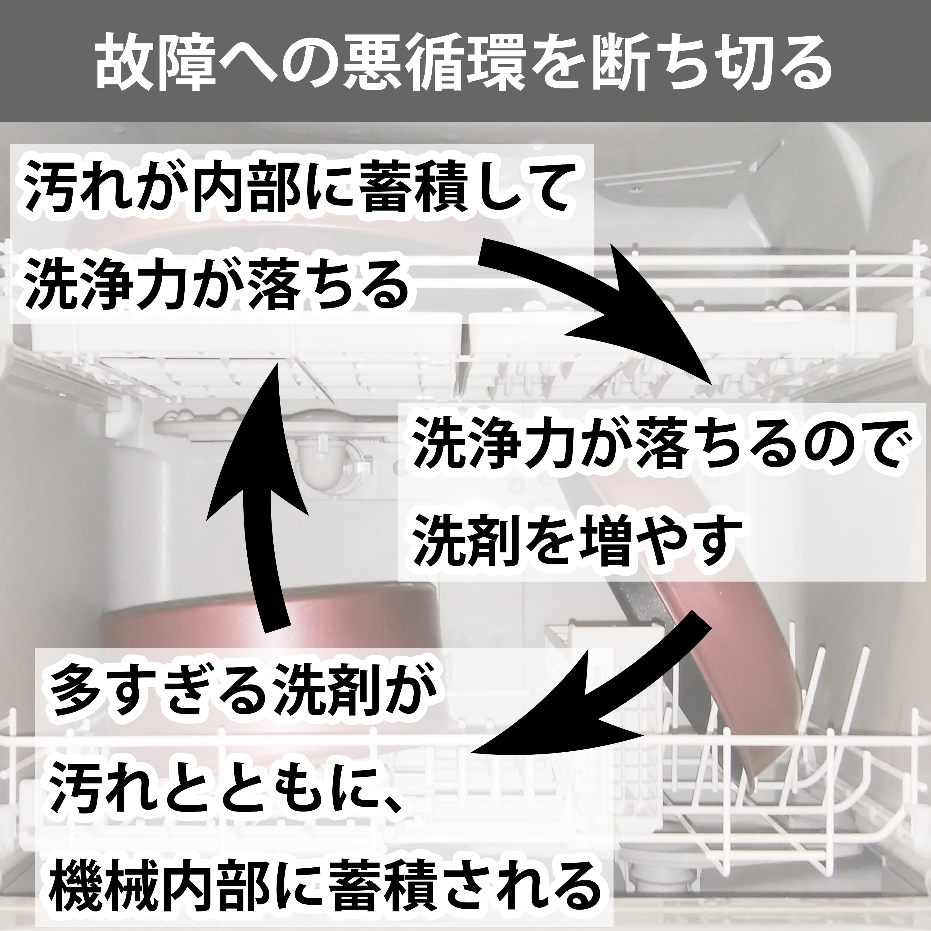 450g Takayama 食洗機 庫内クリーナー 強力 洗浄剤 節約パック(6回分/5人用) パナソニック N-P300 と互換性あり 洗剤カス除去 日本製｜syokusenki｜05