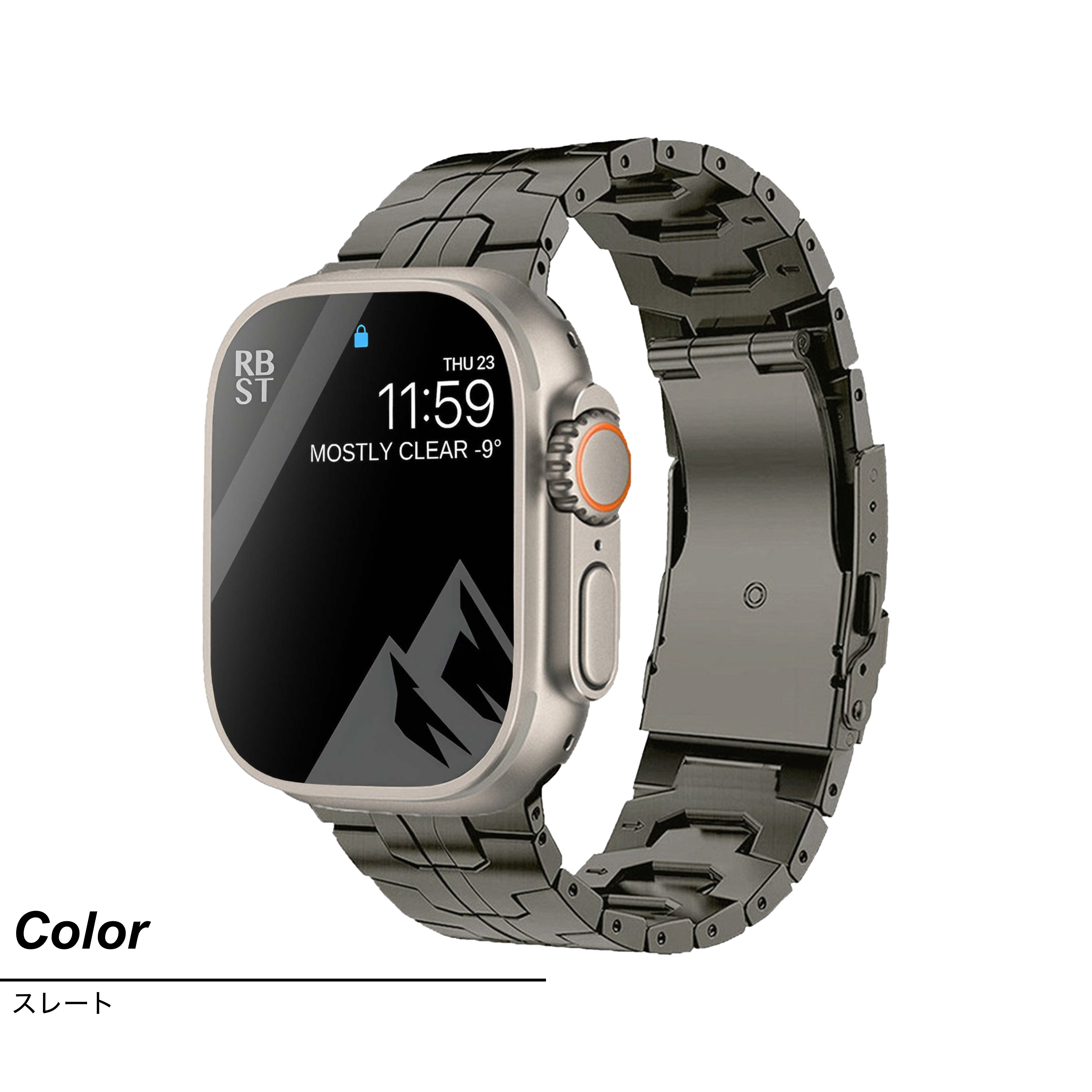 アップルウォッチ バンド Apple Watch ベルト 40mm 44mm ステンレス 10 45mm チタン 46mm SE おしゃれ 42mm ウルトラ 2 Ultra 49mm 41mm Series 9 8 7 6 メンズ | ブランド登録なし | 06