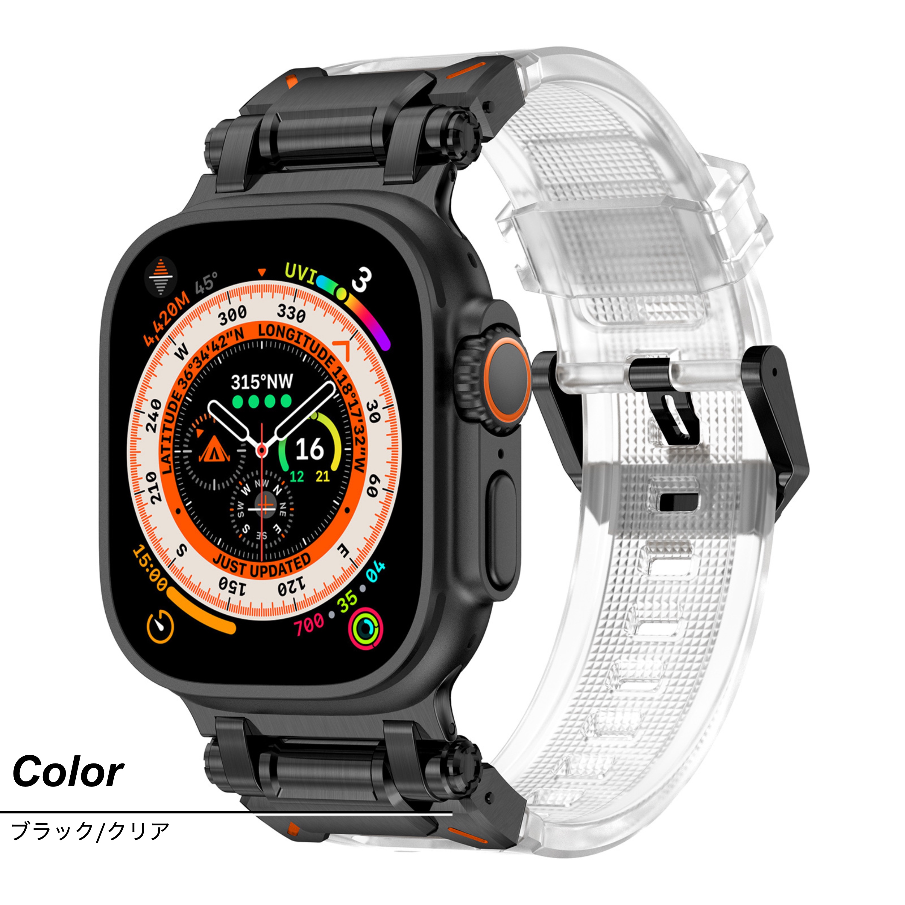 アップルウォッチ バンド Apple Watch ベルト 44mm SE シリコン 45mm 9 ス...