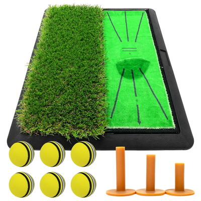Golf Style ダフりチェック ゴルフマット ターフ跡が確認できる 2WAY