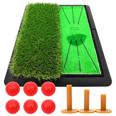 Golf Style ダフりチェック ゴルフマット ターフ跡が確認できる 2WAY