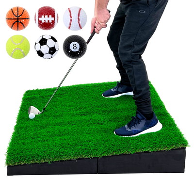 傾斜 ゴルフマット 100×100cm PGAプロと共同開発 練習 マット 大型