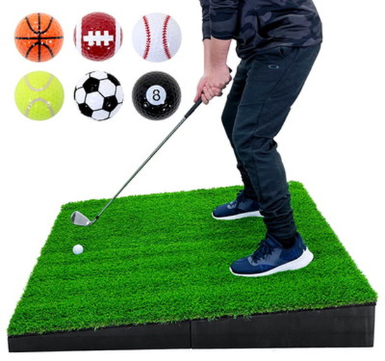 Golf Style ゴルフマット 大型 練習 傾斜 120×120cm PGAプロと共同開発