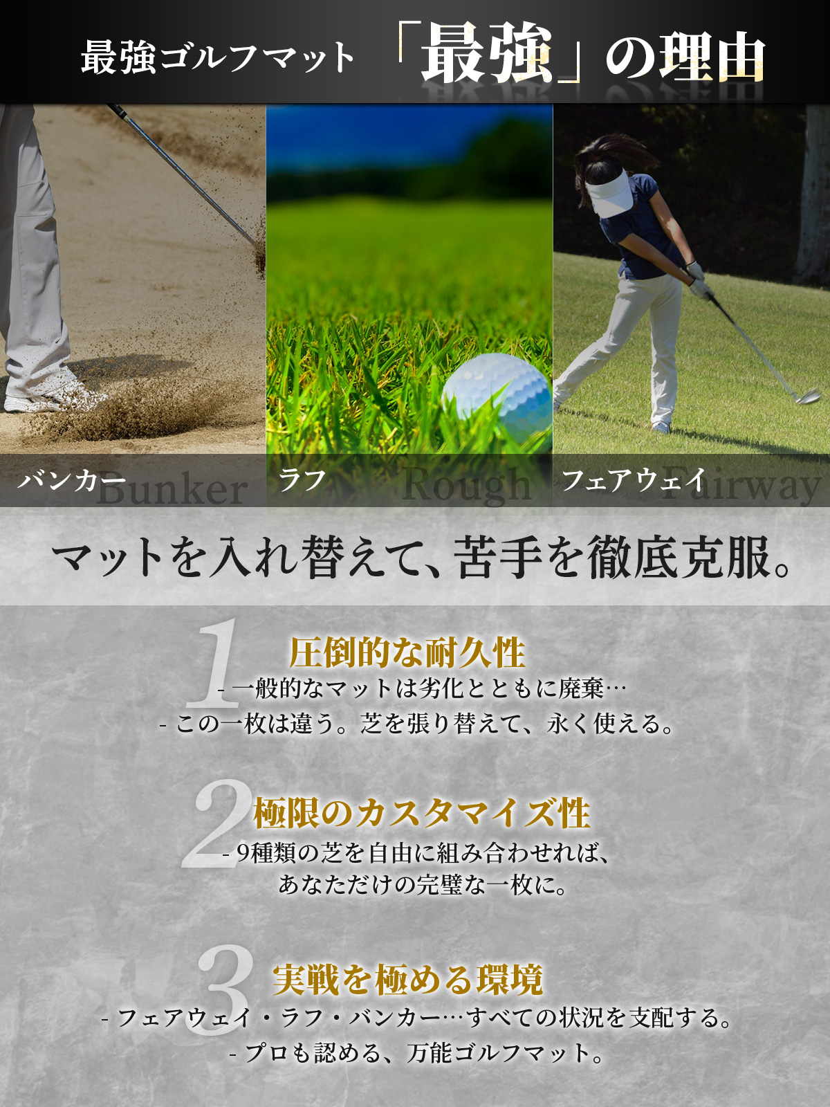 Golf Style ゴルフマット 張り替え 芝のみ ゴルフ 練習 マット