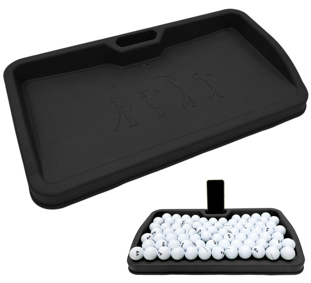 Golf Style ゴルフボール トレイ 100球 大容量 かご 収納箱 ゴルフ練習