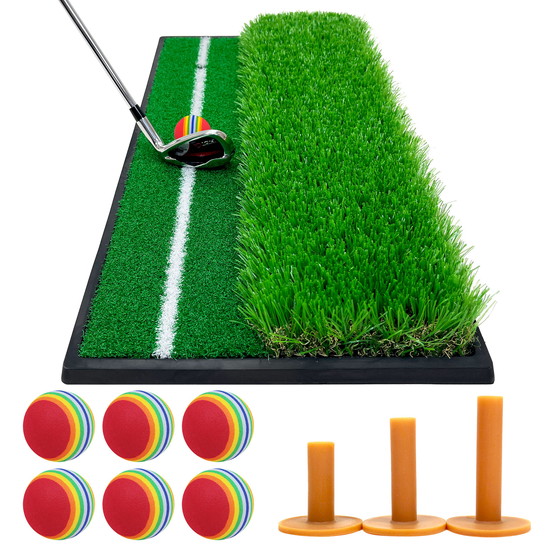 Golf Style ゴルフマット ゴルフ 練習 マット 2WAY 人工芝 ラフ 45mm