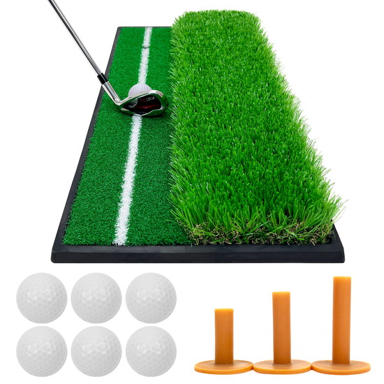 Golf Style ゴルフマット ゴルフ 練習 マット 2WAY 人工芝 ラフ 45mm