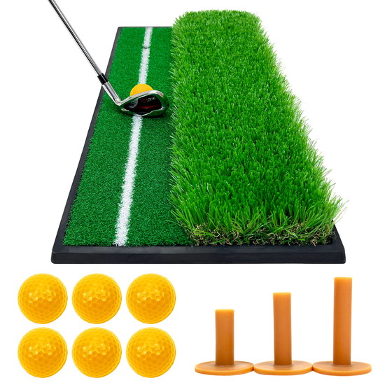 Golf Style ゴルフマット ゴルフ 練習 マット 2WAY 人工芝 ラフ 45mm