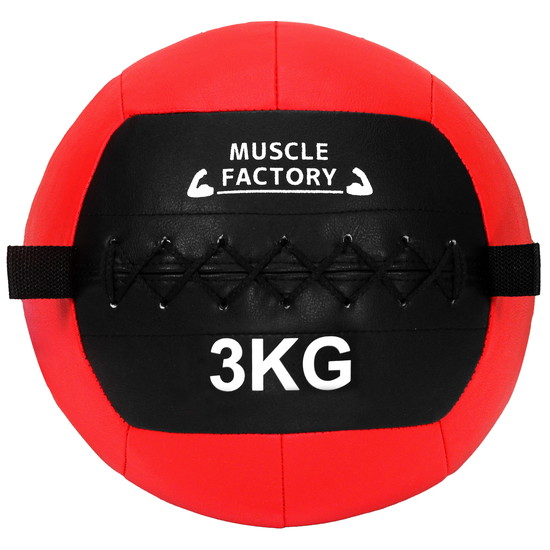 メディシンボール 3kg ソフト ウォールボール 体幹 トレーニング 筋トレ ボール 陸上 球技 フィットネス 筋トレ器具 MUSCLE FACTORY