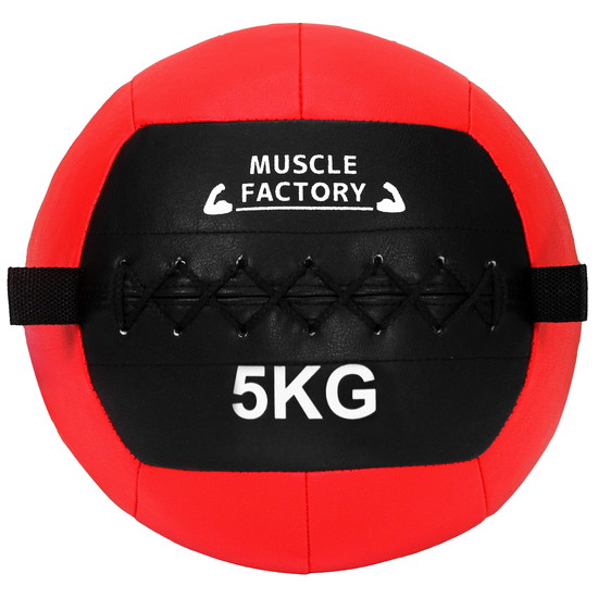 メディシンボール 5kg ソフト ウォールボール 体幹 トレーニング 筋トレ ボール 陸上 球技 フィットネス 筋トレ器具 MUSCLE FACTORY