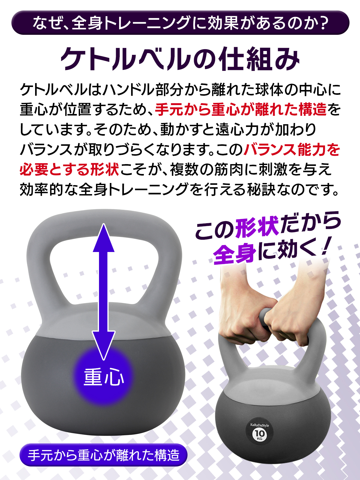 KaRaDa Style ケトルベル ソフトタイプ 2kg 4kg 6kg 8kg 10kg 12kg