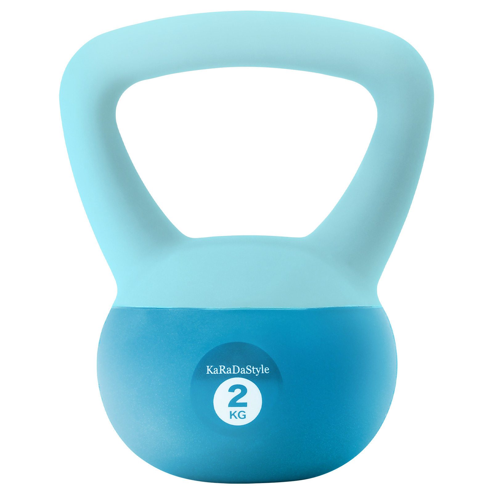 KaRaDa Style ケトルベル ソフトタイプ 2kg ワイドハンドル 握りやすい