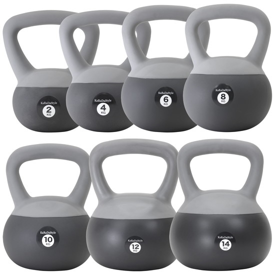 ta 72kg ブラック ケトルベルセット KaRaDa Style ケトルベル ソフトタイプ 2kg 4kg 6kg 8kg 10kg 12kg