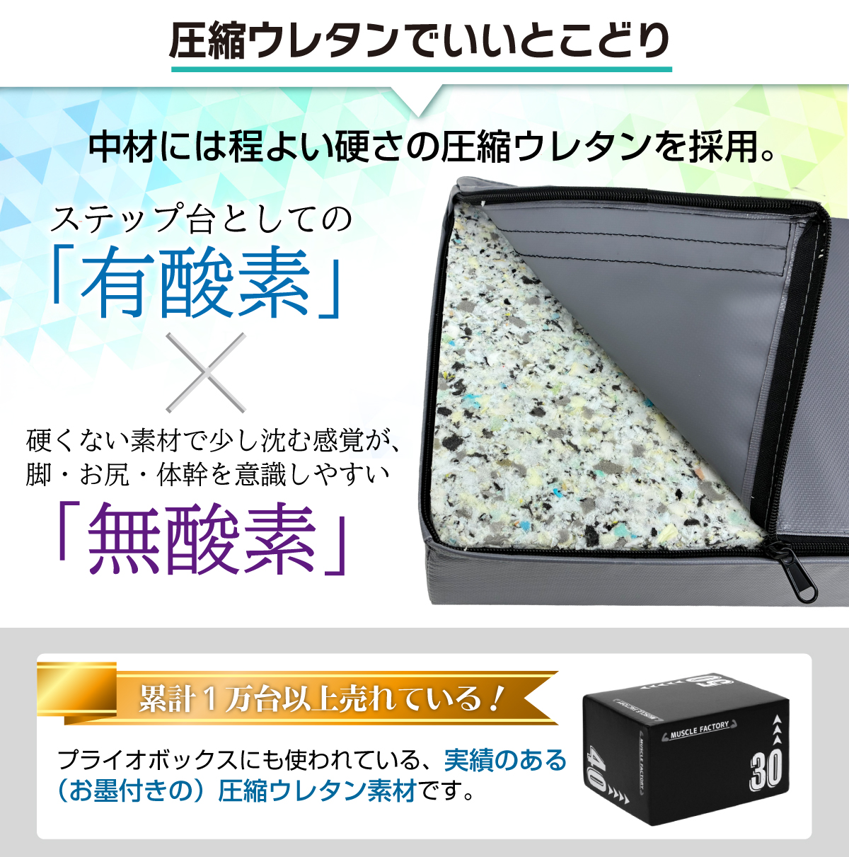 KaRaDa Style 踏み台昇降 ステップ台 高さ 10cm/20cm/30cm 3段調節