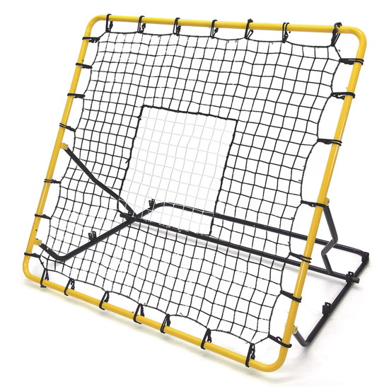 リバウンドネット サッカー 野球 リバウンダー ラダー バウンドネット クレイジーキャッチ 壁当て リフティング 1.2M×1.2M (高耐久タイプ/45撚り網)｜systemstyle｜03