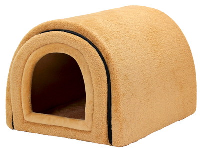ドーム型 犬 猫 ハウス ベッド マット ペットベッド ドームハウス 冬用 折りたたみ 猫ハウス 犬ハウス 室内 冬 ふわふわ 暖か おしゃれ ペットハウス Lサイズ