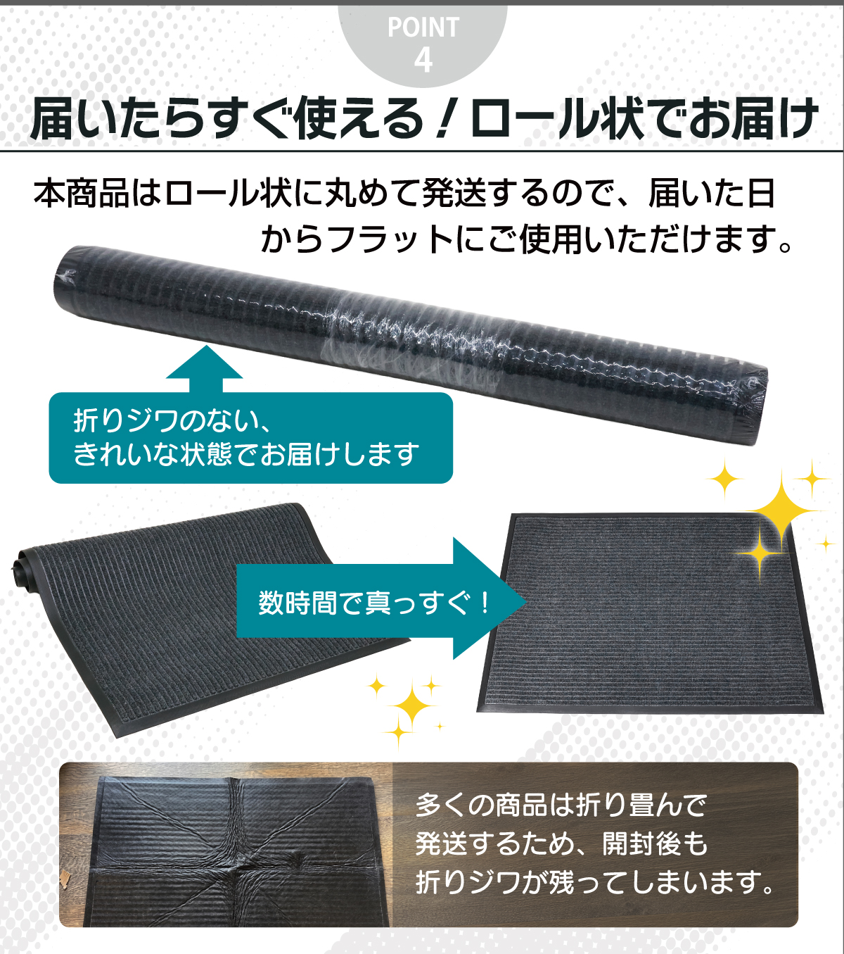 Golf Style 玄関マット 60×90cm 泥落としマット 業務用 家庭用 薄型