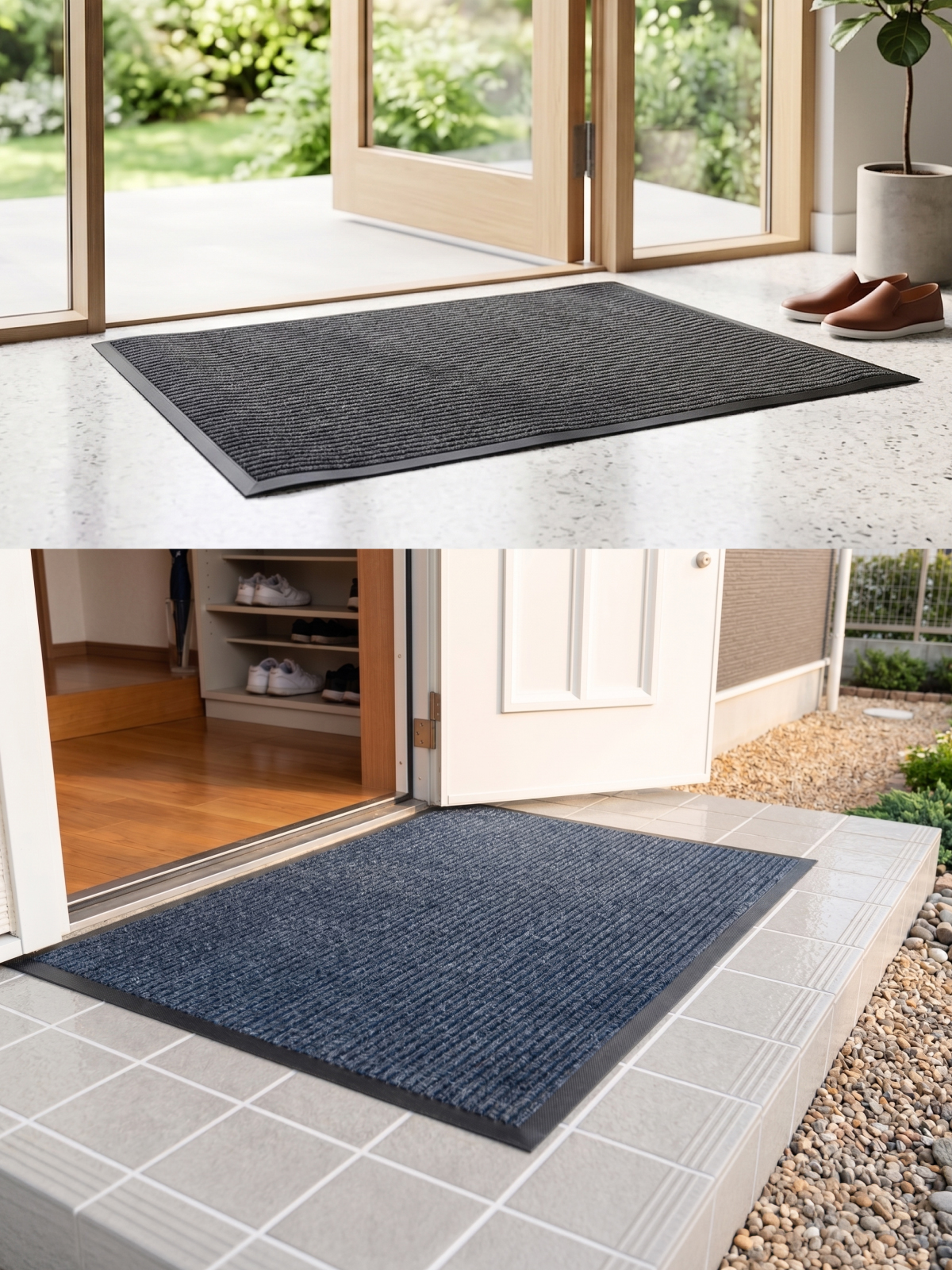 H&O サメ エントランスマット 90×60 H&O サメ エントランスマット 90